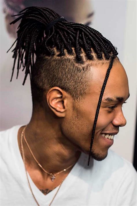 Braiding styles for men - Mar 3, 2023 · Source. 6. Thick Design French Braids. These braids are cute and wouldn’t take long for a braider to achieve. If you look closely, he only has four braids, but the style looks super neat. Keep in mind a style like this probably wouldn’t last super long. This style would probably last around one to two weeks at most. 